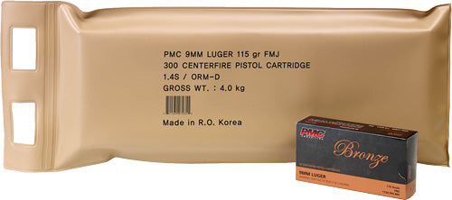 PMC 9MM LUGER 115GR FMJ-RN
