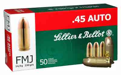 S&B 45 ACP 230GR FMJ-RN
