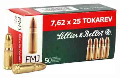 S&B 7.62X25 TOKAREV 85GR