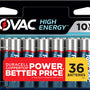 RAYOVAC HIGH ENERGY ALKALINE