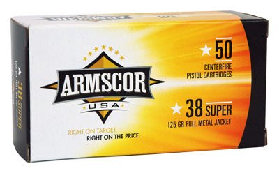 ARMSCOR 38 SUPER 125GR FMJ - Camo Crowd