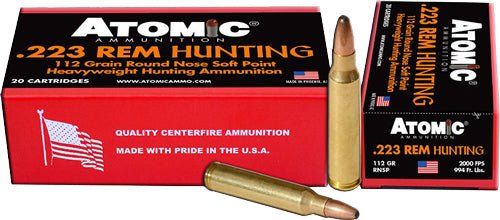 ATOMIC 223 REM 112GR RN SOFT - Camo Crowd