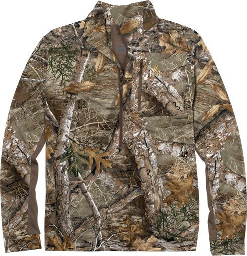BROWNING 3/4 ZIP EARLY SEASON - Camo Crowd