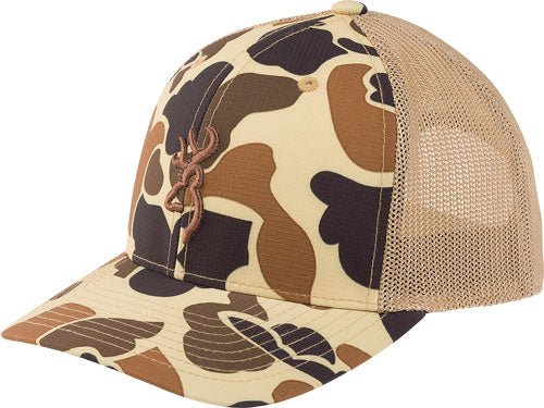 BROWNING CAP CUPPED UP MESH110 - Camo Crowd