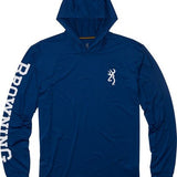 BROWNING HOODED L - SLEEVE TECH - Camo Crowd