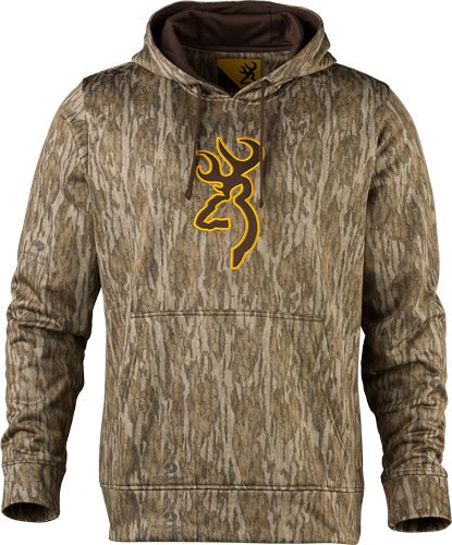 BROWNING TECH HOODIE LS - Camo Crowd