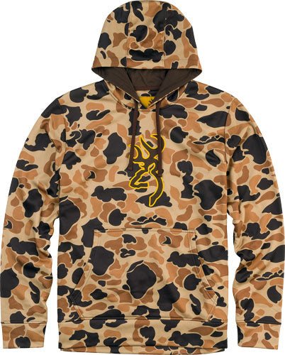 BROWNING TECH HOODIE LS - Camo Crowd