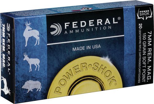 FEDERAL POWER - SHOK 7MM REM MAG - Camo Crowd