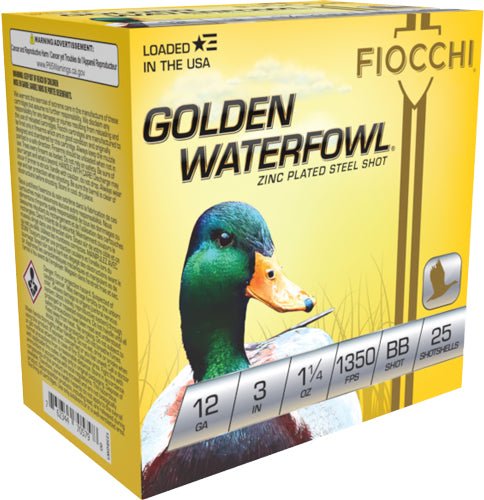 FIOCCHI GOLDEN WATERFOWL 12GA - Camo Crowd