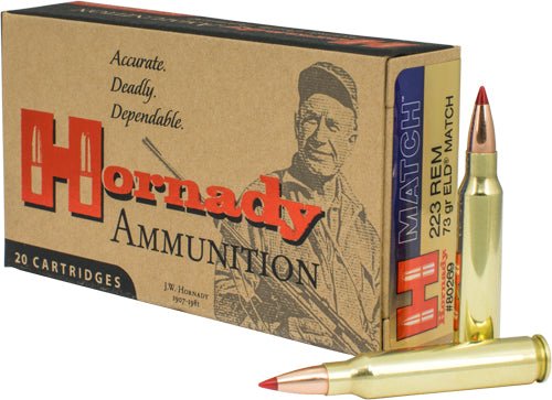 HORNADY 223 REM 73GR ELD MATCH - Camo Crowd