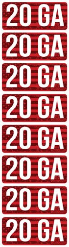 MTM AMMO CALIBER LABELS 20GA - Camo Crowd