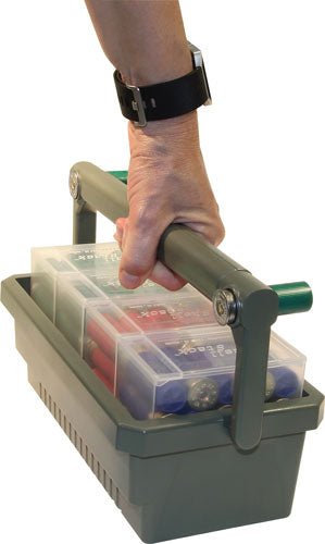 MTM SHOTSHELL BOX CADDY W/ 4 - Camo Crowd