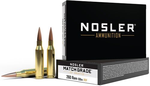 NOSLER MATCH 260 REM 130GR - Camo Crowd