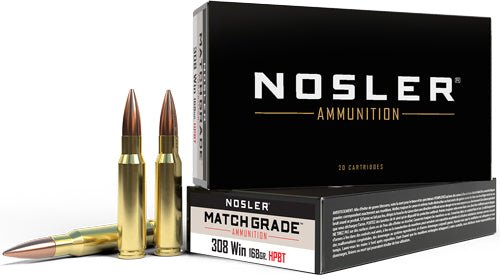 NOSLER MATCH 308 WIN 168GR - Camo Crowd