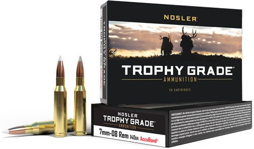 NOSLER TROPHY 7MM - 08 REM 140GR - Camo Crowd