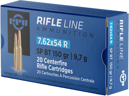 PPU 7.62X54R 150GR JSP - Camo Crowd