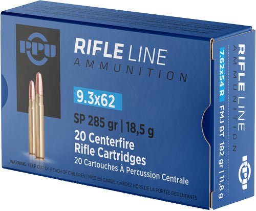 PPU 9.3X62MM 285GR JSP - Camo Crowd