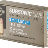PPU SUBSONIC 9MM LUGER 158GR - Camo Crowd