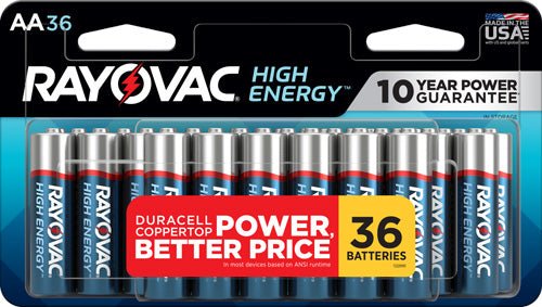 RAYOVAC HIGH ENERGY ALKALINE - Camo Crowd