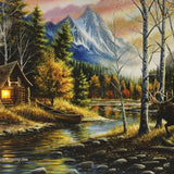 RIVERS EDGE LED WRAPPED CANVAS - Camo Crowd