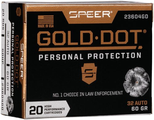 SPEER GOLD DOT 32 ACP 60GR - Camo Crowd