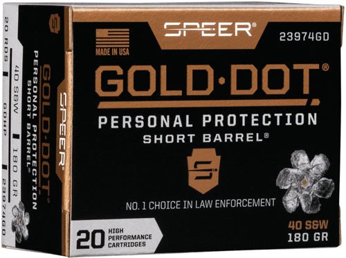 SPEER GOLD DOT 40 SW 180GR - Camo Crowd