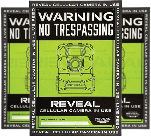 TACTACAM REVEAL NO TRESPASSING - Camo Crowd