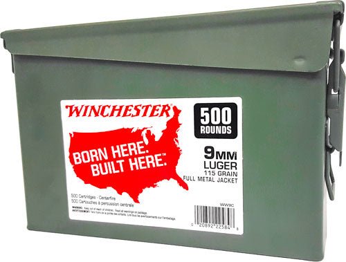 WINCHESTER 9MM LUGER 115GR FMJ - Camo Crowd
