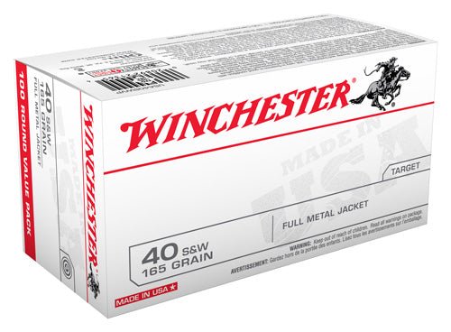 WINCHESTER USA 40 SW 165GR FMJ - Camo Crowd